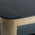 Art-deco luxusný konferenčný stolík Belanie mramorový 99 cm
