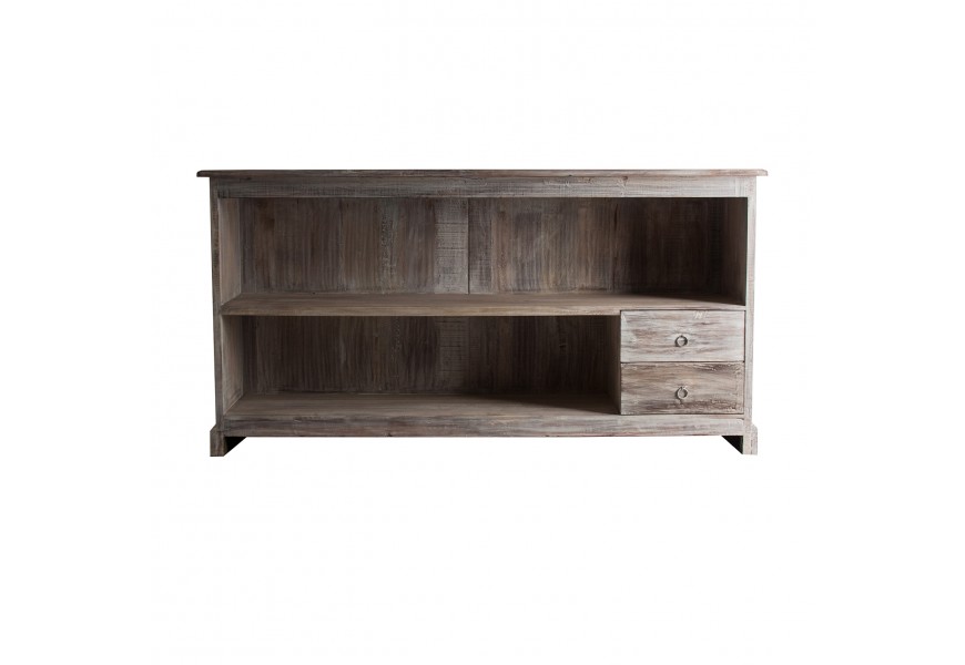 Jedinečný TV stolík Bycius s dvomi zásuvkami v orientálnom štýle