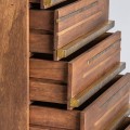 Dizajnov&aacute; a nadčasov&aacute; vysok&aacute; komoda Domitilla z mas&iacute;vu 112cm