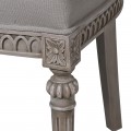 Vidiecka stolička Crema so sivým čalúnením 100cm