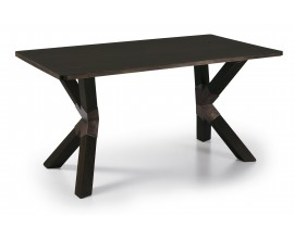Industriálny luxusný jedálenský stôl z masívu M-Industrial 160cm