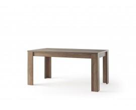 Industriálny luxusný jedálenský stôl Carolina hnedý 160 cm