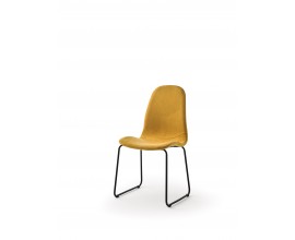 Moderná dizajnová stolička Carolina horčicová 89 cm