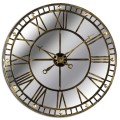 Zrkadlové dizajnové nástenné hodiny Dorian 80cm