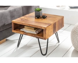 Retro štýlový príručný stolík Leeds 45cm