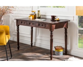 Vidiecky písací stôl Hemingway 120cm mahagón