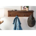 Štýlový vešiak Hemingway vo vidieckom štýle z teakového recyklovaného dreva