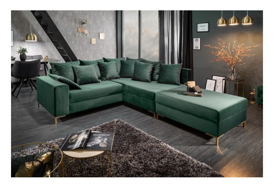 Moderná luxusná sedačka Alabastra 220cm Green
