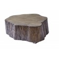 Industriálny konferenčný stolík Carlotta z kmeňa stromu 77cm