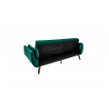 Dizajnová smaragdová sedačka Domingo 215cm