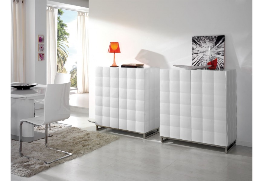 Moderná komoda Donato v bielej farbe 101cm