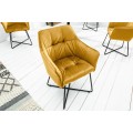 Modern&eacute; dizajnov&eacute; kreslo Armlehne v žltej farbe
