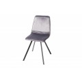 Moderná dizajnová stolička Hartlepool Gris zamatová