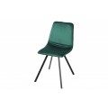 Moderná dizajnová stolička Hartlepool Emerald zamatová