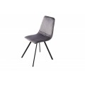 Moderná dizajnová stolička Hartlepool Gris zamatová