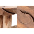 Príručný stolík z teakového dreva Basildon 80cm