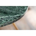 Dizajnový príručný stolík Gedling Green Marble