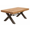 Industriálny konferenčný stolík Adin z masívu