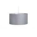 Dizajnová okrúhla závesná lampa Cherire 50cm šedá