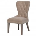 Luxusná jedálenská stolička Ador I s Chesterfield prešívaním 97 cm