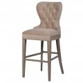 Luxusná barová stolička Ador II s Chesterfield prešívaním 119 cm
