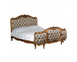 Exkluzívna kráľovská posteľ Roi Gilt 205cm v barokovom štýle