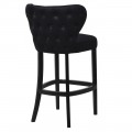 Vintage dizajnová barová stolička Black Velvet 59cm