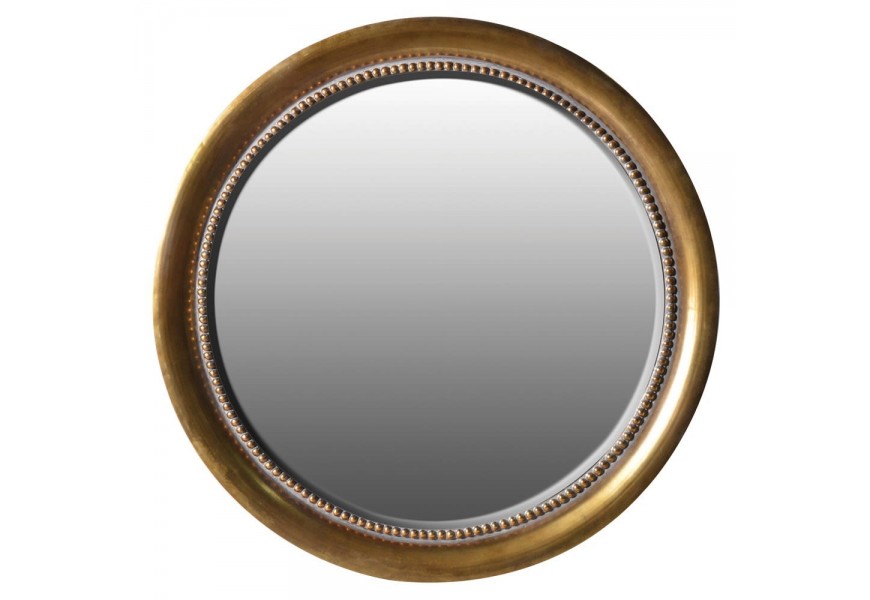 Luxusné veľké okrúhle zrkadlo Zamora 114cm
