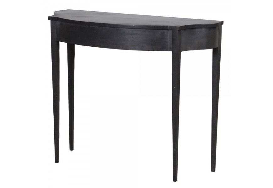Jedinečná čierna konzola Taboada 90cm