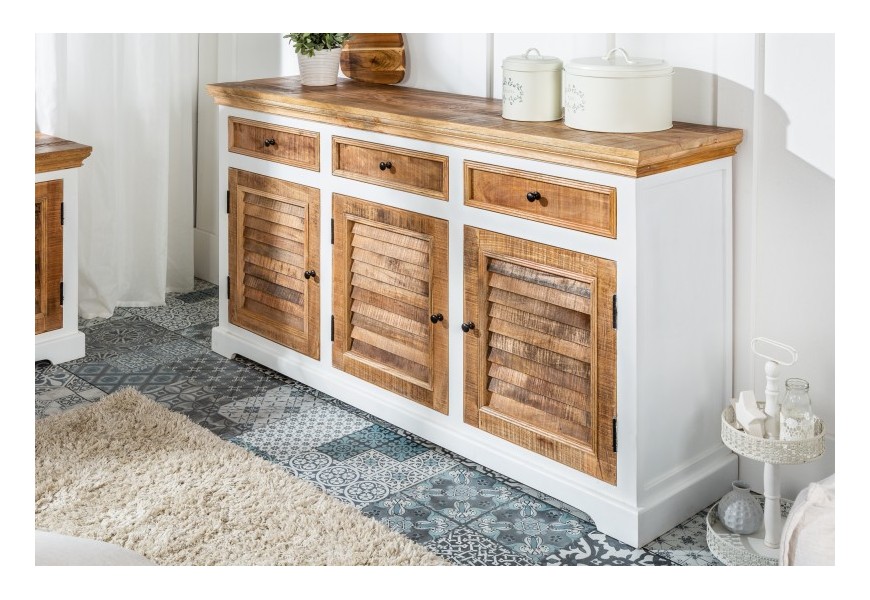 Dreven&yacute; pr&iacute;born&iacute;k Frida Blanca 160cm vo vidieckom &scaron;t&yacute;le