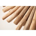 Dizajnov&eacute; okr&uacute;hle n&aacute;stenn&eacute; zrkadlo 60cm Thornton vo vidieckom &scaron;t&yacute;le