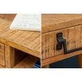 Masívny písací stolík Mango so zásuvkou a otvorenou poličkou 120cm