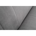 Štýlová rozkladacia sedačka DOMINGO šedý zamat