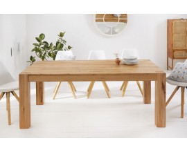 Škandinávsky masívny jedálenský stôl Linton s hranatými nohami 200cm