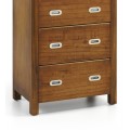 Koloniálna vysoká komoda Flash z masívneho dreva mindi 130cm 