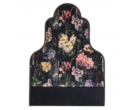 Art-deco luxusné čelo postele Tulip s farebným kvetovaným vzorom 158cm