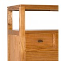 Koloniálna luxusná komoda MADHU z masívneho dreva mindi so zásuvkami a poličkou 110cm