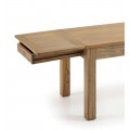 Luxusný jedálenský stôl z masívu rozkladací (roz.280cm) Merapi