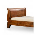 Koloniálna luxusná posteľ M-VINTAGE z masívneho dreva s vyrezávaním 105cm