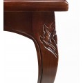 Luxusná sada troch rustikálnych konferenčných stolíkov M-Vintage z masívneho dreva 
