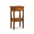 Exkluzívny rustikálny telefónny stolík M-Vintage z masívneho mahagónového dreva s úložným priestorom