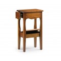 Koloniálny telefónny stolík M-Vintage z masívneho mahagónového dreva hnedej farby 74cm 