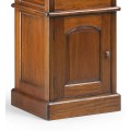 Koloniálny luxusný príručný stolík M-VINTAGE z masívneho mahagónového dreva so zásuvkou a dvierkami  cm