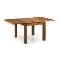 Masívny rozkladací jedálenský stôl Star z dreva mindi hnedej farby 180cm