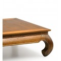 Orientálny konferenčný stolík Star z dreva mindi štvorcový 60cm
