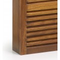 Masívny štýlový kryt na radiator Star z dreva mindi 100cm