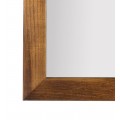 Luxusné štvorcové závesné zrkadlo Star s dreveným rámom 80cm