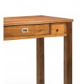 Masívny elegantný písací stolík Star z dreva mindi s tromi zásuvkami 110cm