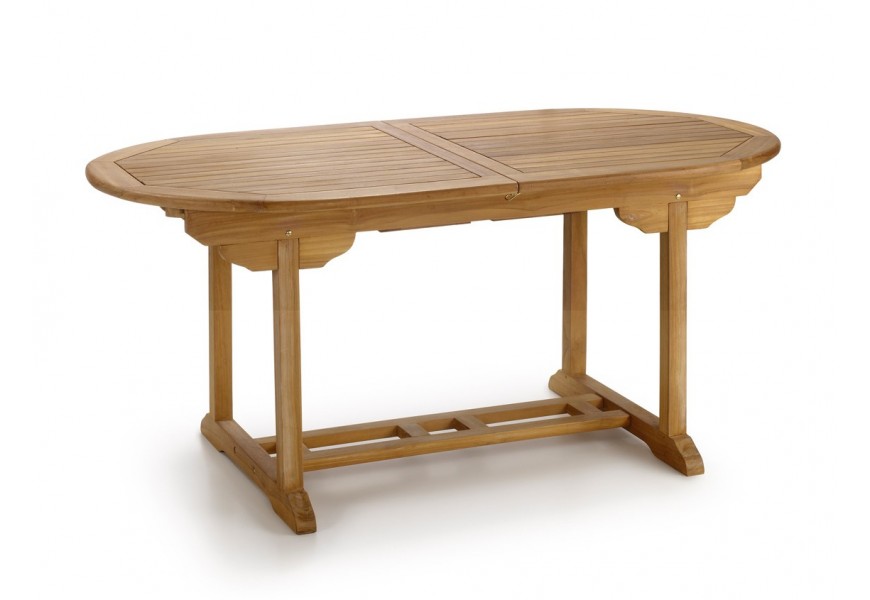 Rozkladací záhradný stôl oválny (roz.220cm) JARDIN