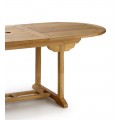 Rozkladací záhradný stôl oválny (roz.220cm) JARDIN